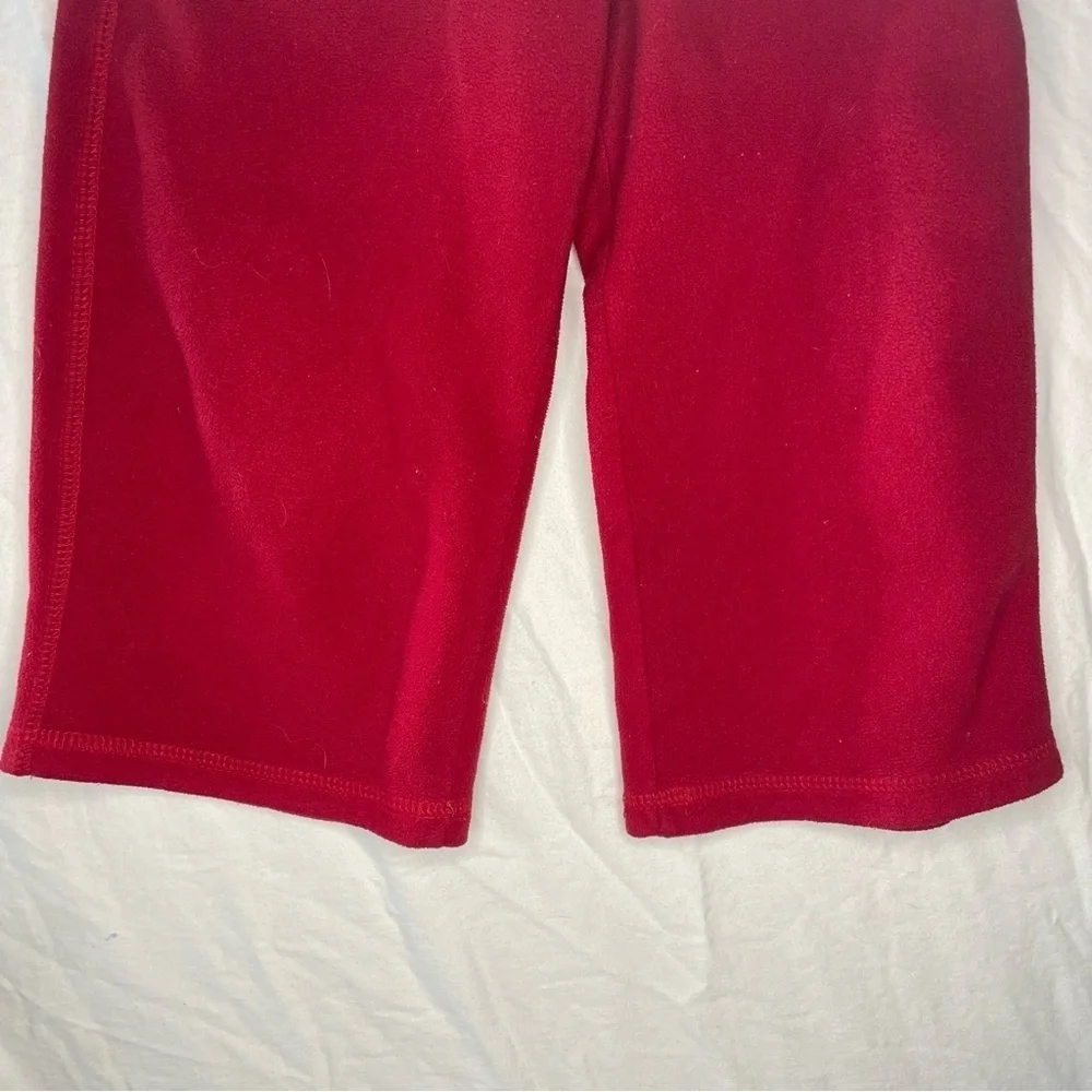 Red Joggers with Elastic Waistband and Loose Fit